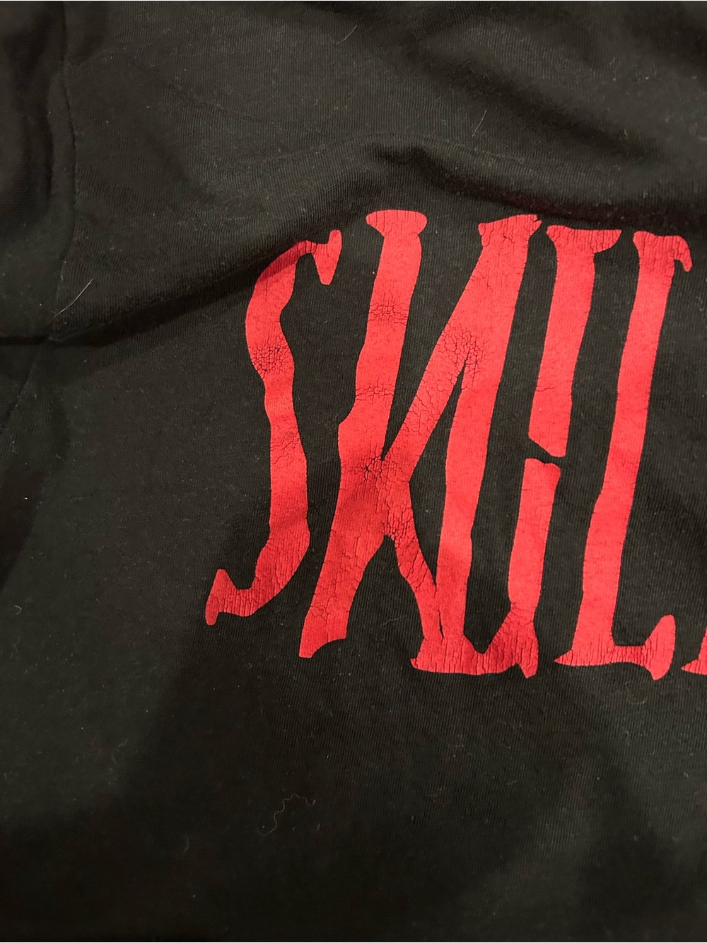 Skillicorn Afro Brutality T-Shirt Mens Medium Black Red Graphic Band Tee - Picture 8 of 10